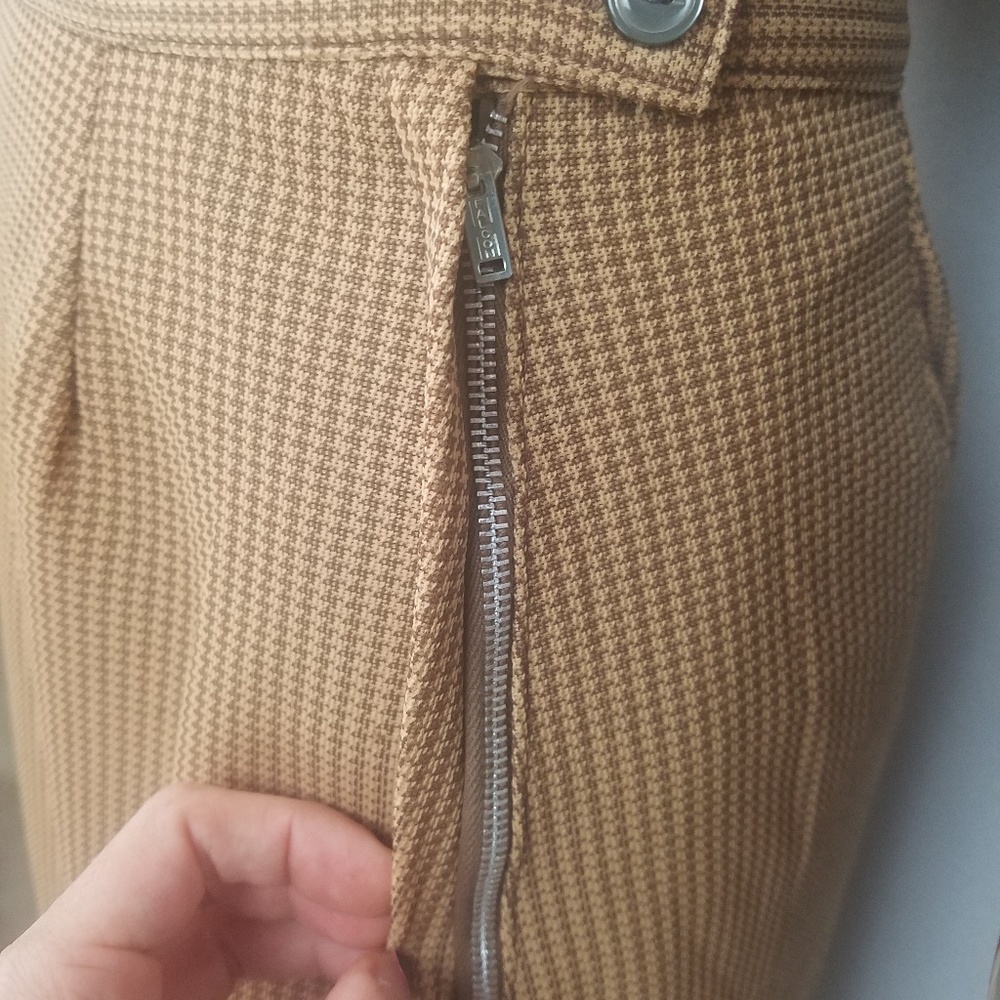 Vintage houndstooth maxi skirt - Picture 2 of 5